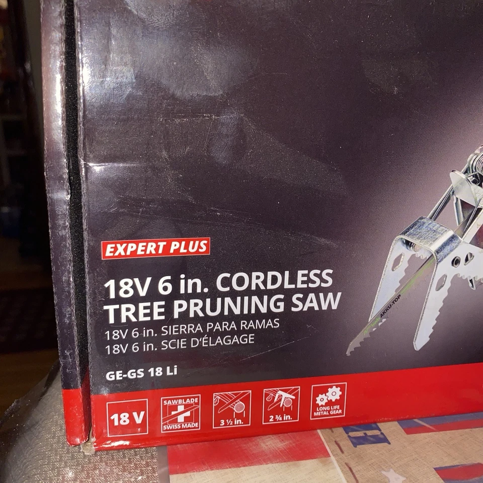 Einhell 18v 6in. Herramienta de sierra de podar árboles inalámbrica solo nueva en caja Foto 3 de 4