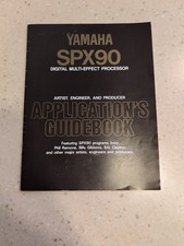 Buy used RARE Yamaha spx 90 applications guidebook Original Owners Manual 40 Pages