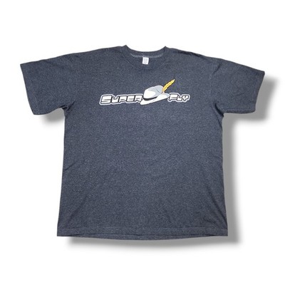 Vintage Y2K Super Fly ''Pimping As Way Of Life'' Gray T-Shirt Men's 2XL USA Made