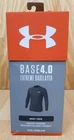 Under Armour 1353349 Men's 2XL ColdGear Base 4.0 Top Baselayer Crew Shirt Black