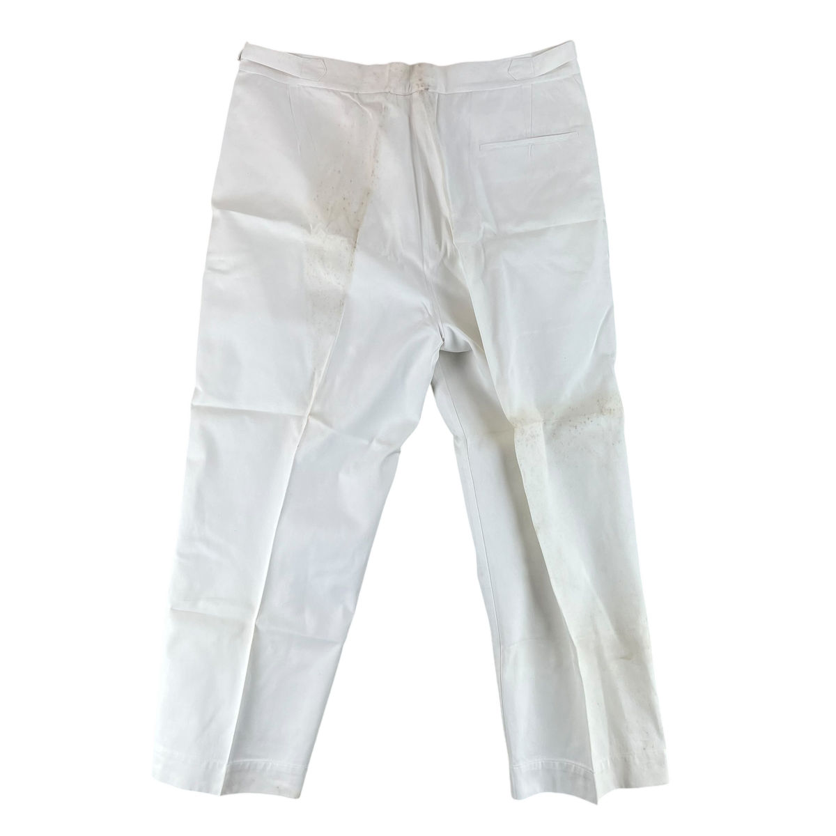 British Merchant Navy Trousers White Vintage 50s Bush Dress
