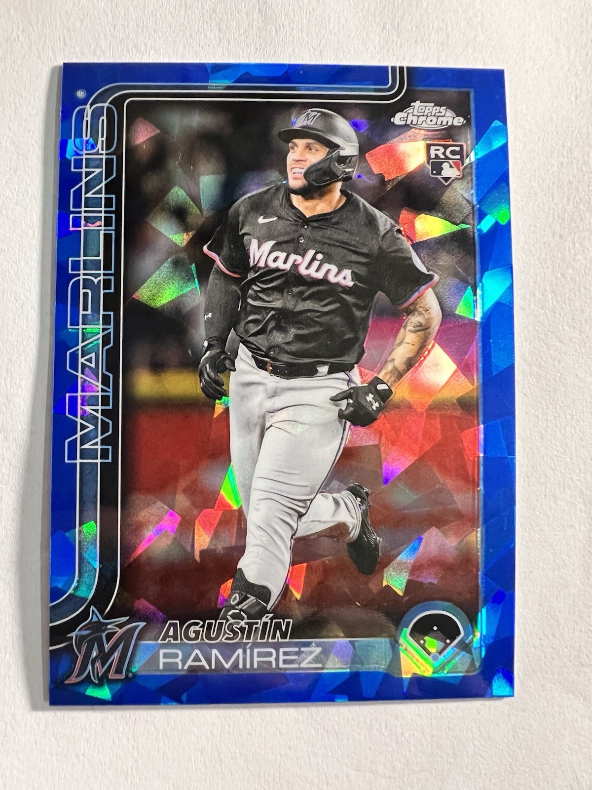 2025 Topps Chrome Update Sapphire Agustin Ramirez RC #USC200 Marlins