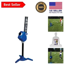 Portable Kids Baseball Practice Machine - Adjustable for Hitting & Fielding