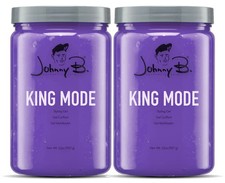 2 Jars of Johnny B King Mode Styling Gel 32oz each, New, Unisex