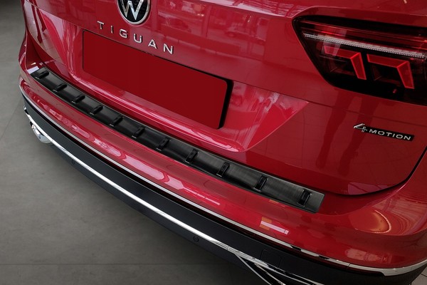 FüR VW Tiguan II / Allspace / Ehybrid 2015-2024 Ladekantenschutz Edelstahl-image