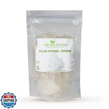 Alum Stone Organic for Face 8.8 oz - 250g Piedra de Alumbre para Lavado Int