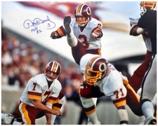 Mark Moseley Signed Washington Kicking Field Goal 16x20 Photo w/MVP'82 -(SS COA)