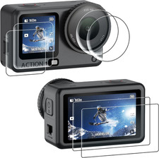 Lens Screen Protector for DJI Osmo Action 6 Accessories 2 Sets , Action6 Pro Te