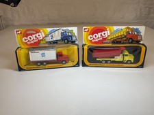 Corgi Super Scania Container Truck and Giant Tipper from 1977