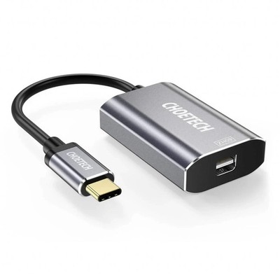 Choetech USB-C auf Mini Display Port Adapter mit Power Delivery 4K @ 60Hz