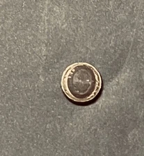 Gettysburg Dug Connecticut Cuff Button 12th Corps Hospital