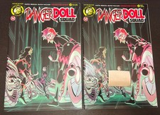 DANGER DOLL SQUAD #2 (Action Lab 2017) -- 1st Print + RISQUE VARIANT -- Set of 2