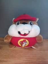 Buc-ee's Beaver Buckey Mascot Round Plush With Red Shirt Hat Bucees Buckey 7  
