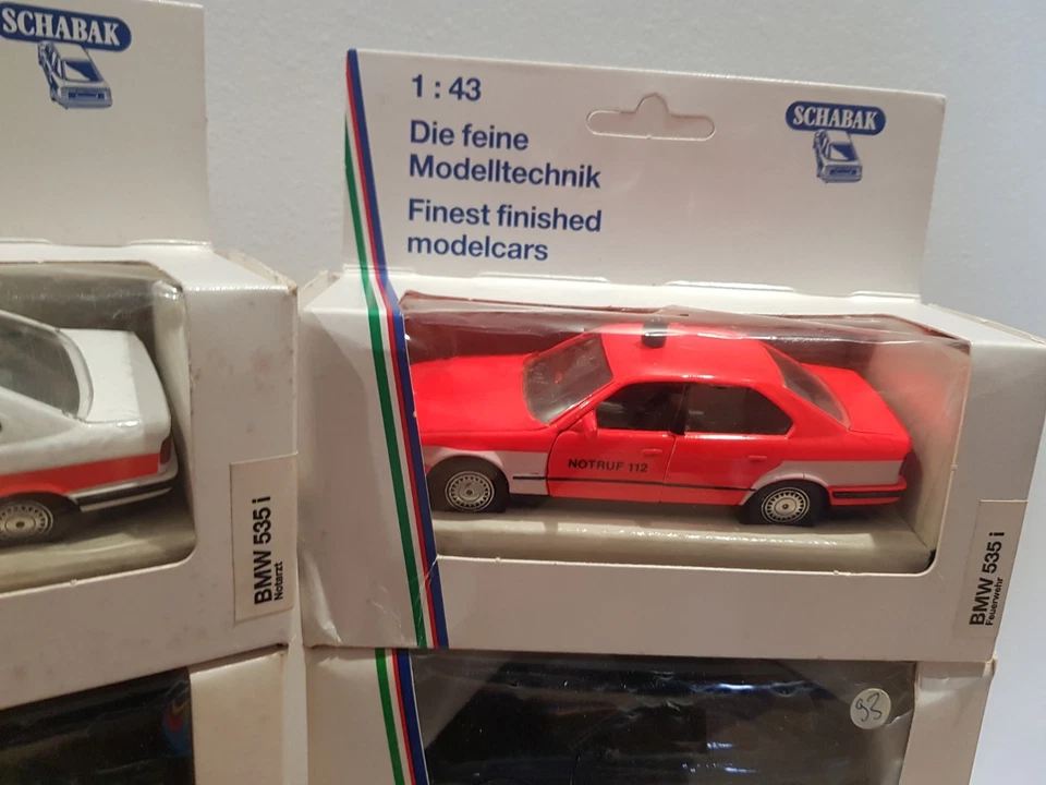 SCHABAK 1/43 ENSEMBLE DE 7 BMW - Photo 3/4