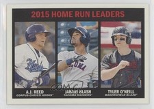 2016 Heritage Minor League Edition Home Run Leaders AJ Reed Jabari Blash y5m