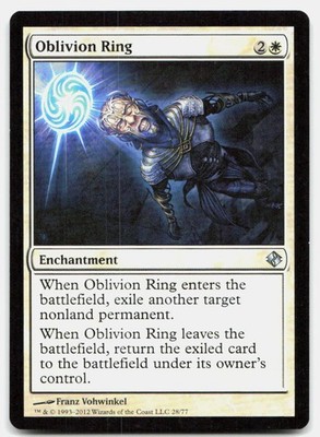 Oblivion Ring 28 Uncommon Duel Decks: Venser vs. Koth Magic: The Gathering LP