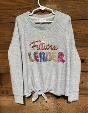 Girls Love Glamour Future Leader Long Sleeve Pullover Sweater