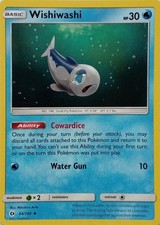 44/149 WISHIWASHI | UNCOMMON | SUN & MOON BASE SET POKEMON CARD