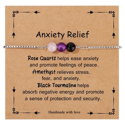 Yiyang Anxiety Relief Bracelet for Women Men, Stress 7, 