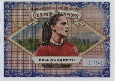 2025 Goodwin Champions Horizontal Blue Checkers 101/249 Kika Nazareth #90 6kv