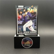 2026 Topps Series 1 Rookie Warming Bernabel #55 Black Holo Foil /10 Rockies