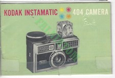 Vintage Kodak Instamatic 404 Camera Manual