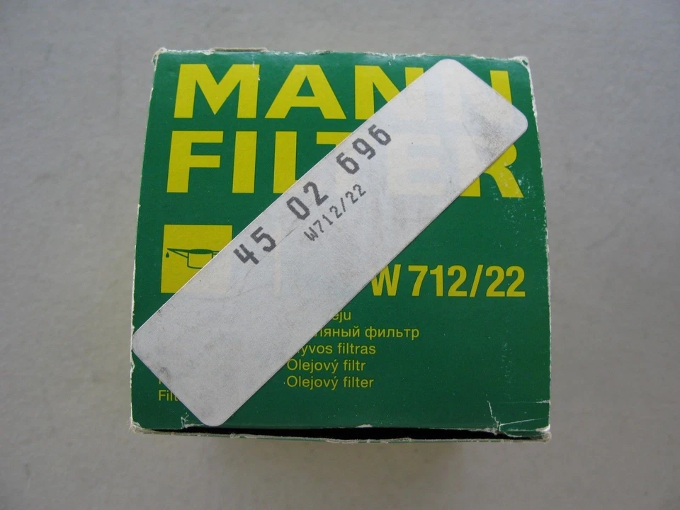 SAAB 900 9000 (1995-1997) FILTRO DE ÓLEO DE MOTOR MANN W712/22 (4502696) - Imagem 2 de 2