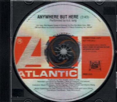 Anywhere But Here ~ k.d. lang ~ Rock ~ CD ~ Used VG