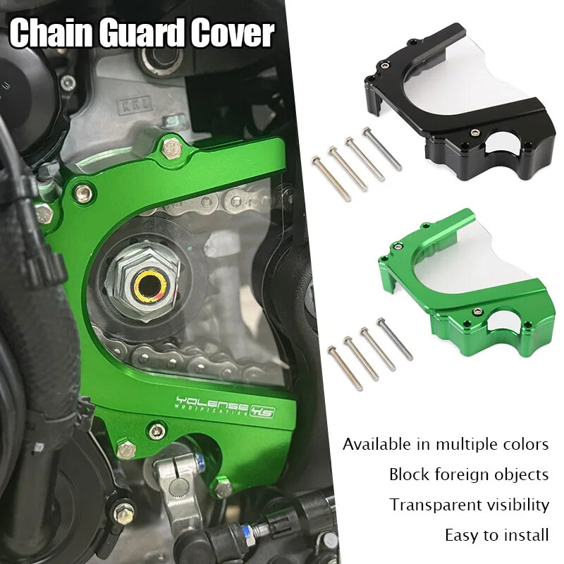 Front Sprocket Cover Chain Guard Crash Protector For ZX-6R ZX6R ZX