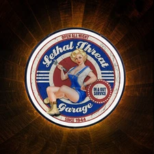 Garage Silicone Neon Sign Light Beer Bar Club Pub Decoration 12" Fast Ship K1