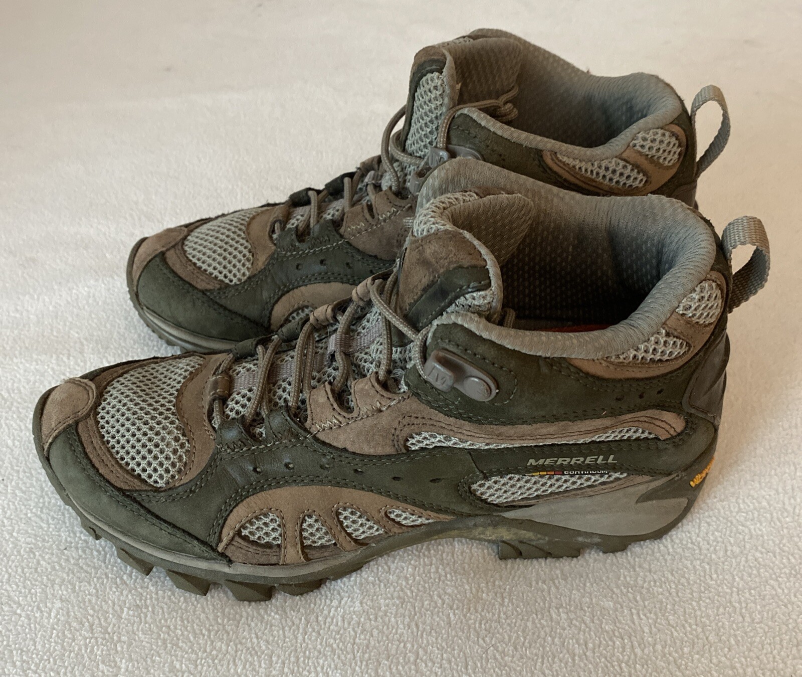 Merrell Continuum Scarpe da Escursionismo Scarpe da Donna Taglia 6 5 Seagrass Q Form (JT 153)