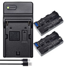 2x Battery Charger For Sony Mavica MVC-FD5 MVC-FD51 MVC-FD71 MVC-FD73 MVC-FD75
