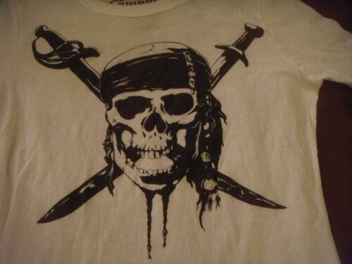 T-shirt Disney Pirates des Caraïbes on stranger marées juniors L haut os croisés - Photo 1 sur 5