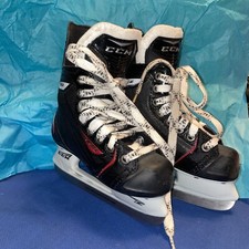 CCM RBZ 70 Ice Hockey Skates Youth Size 13J Performance 10 Stainless Lace Up