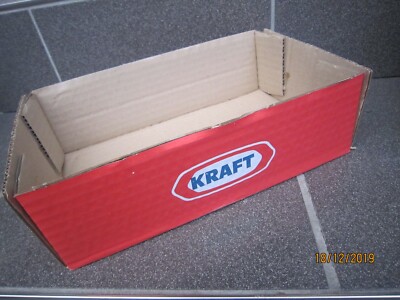 Alte Verpackung ''KRAFT Foods'' Karton für Tomaten-Ketchup-Flaschen MHD 2008, leer