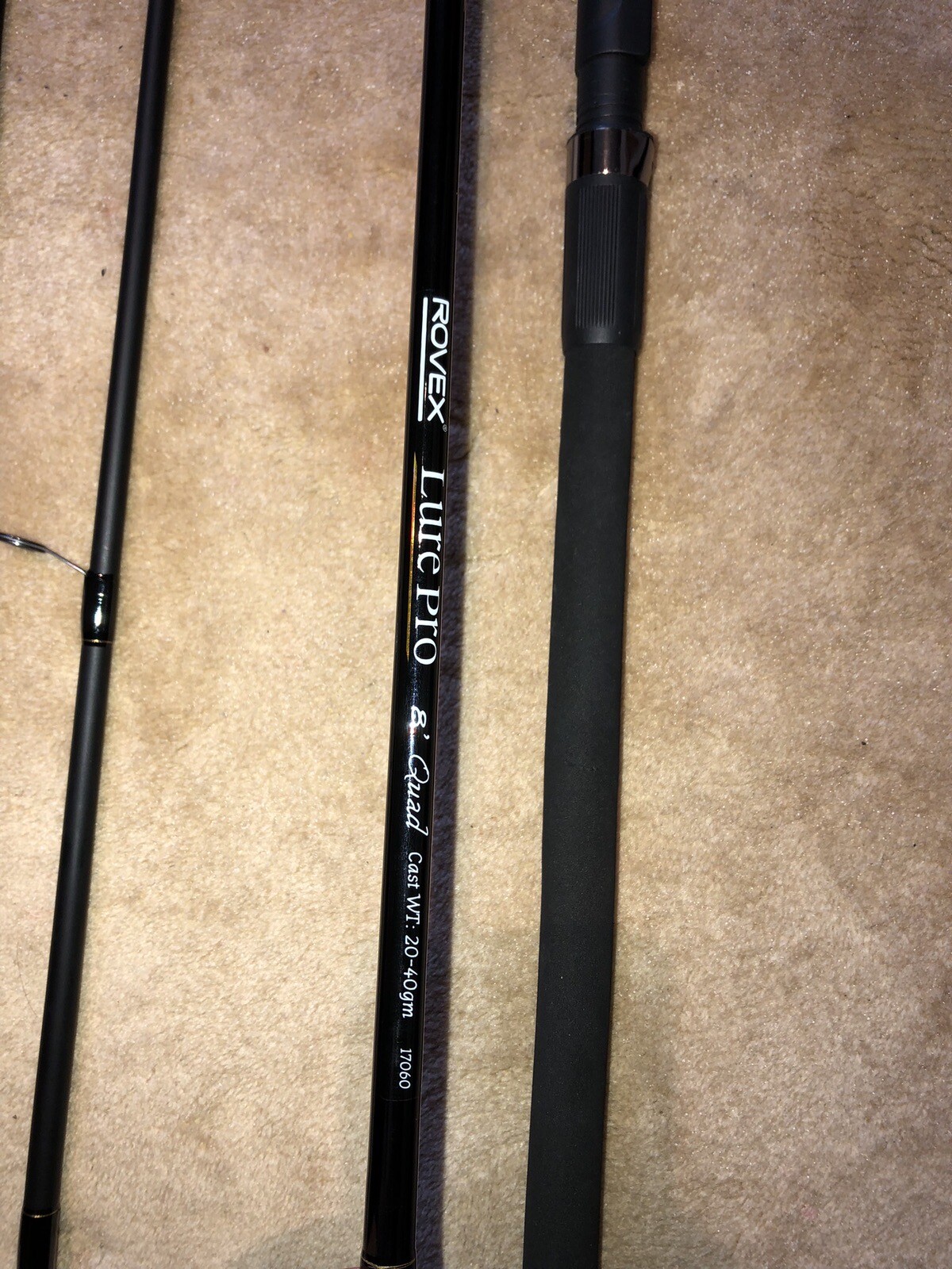 Rovex Lure Pro Quad 8ft 4 Pieces Spinning Rod eBay