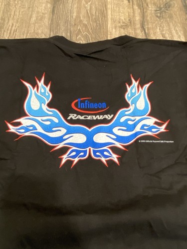 2003 Nascar Racing Infineon Raceway Long Sleeve Flames 2XL NWT Shirt - Picture 6 of 8