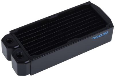 Alphacool NexXxoS XT45 Full Copper 92mm Dual Radiator - schwarz