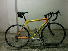 Bici da corsa Bianchi taglia 55, forcelle in carbonio, 18 rapporti Campagnolo