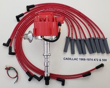 Cadillac 1968-1974 472 500 Red Hei Distributor 8.5mm Spark Plug Wires Usa