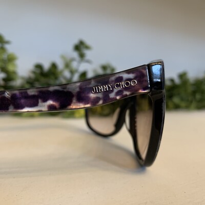 EUC JIMMY CHOO SUNGLASSES EUC | Jimmy Choo Sunglasses CASS/S ZS7 BI 61-13 130 | Navy  main image 2