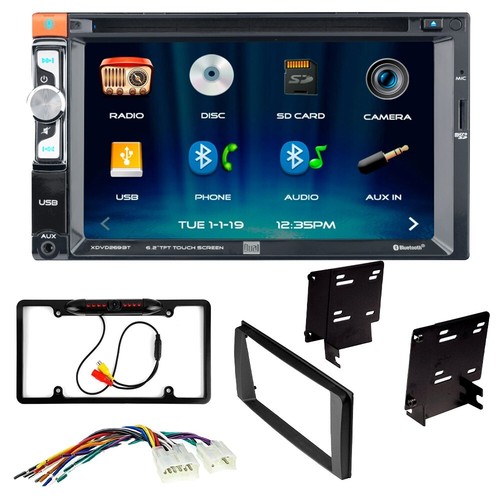 XDVD269BT For Toyota 4RUNNER 2003-2009 Car Stereo Double DIN Dash Kit + Camera