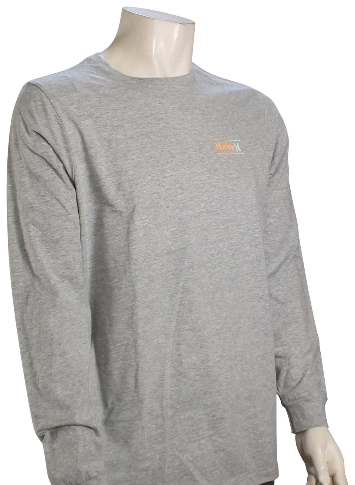 Футболка Hurley Everyday Washed One And Only Slashed LS темно-серый вереск новинка 6790₽