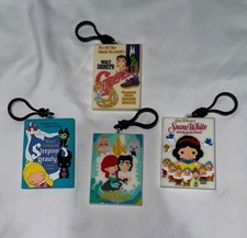 Disney Princess Figural 3D Bag Clip KeyChain 3in Book YOU CHOOSE 