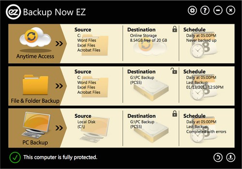 NTI Backup Now EZ 4, Backup & Recovery for Win 10, 8, 7, Vista or XP - DOWNLOAD - Picture 3 of 3