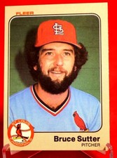 Bruce Sutter Fleer 1983 Baseball Card #24