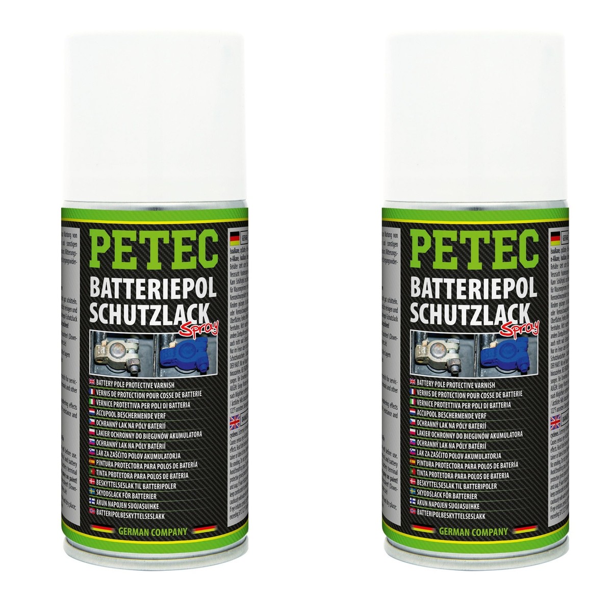 Petec 72650 Pol Batteria – Vernice Spray 500 Ml Per Carrozzeria Auto, Colore Polvere (1 Pezzo)