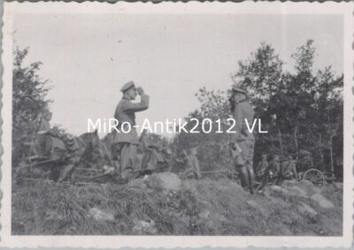 Photo, Regts Staff 188, Colonel Diestel and Major Lutz in conversation, VL(80...