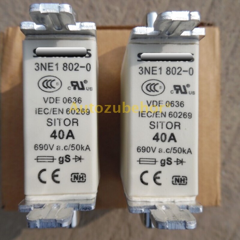 3PCS/Box New 3NE1802-0 Fast Acting Fuse 3NE1 802-0 40A 690V #E8