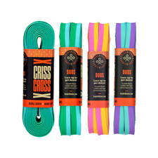 REIDELL CRISS CROSS DUOS - Derby - Roller Skate Laces - Green/Light Blue - 90"
